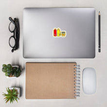 Load image into Gallery viewer, Condimentals Mustard Border Bubble-free stickers
